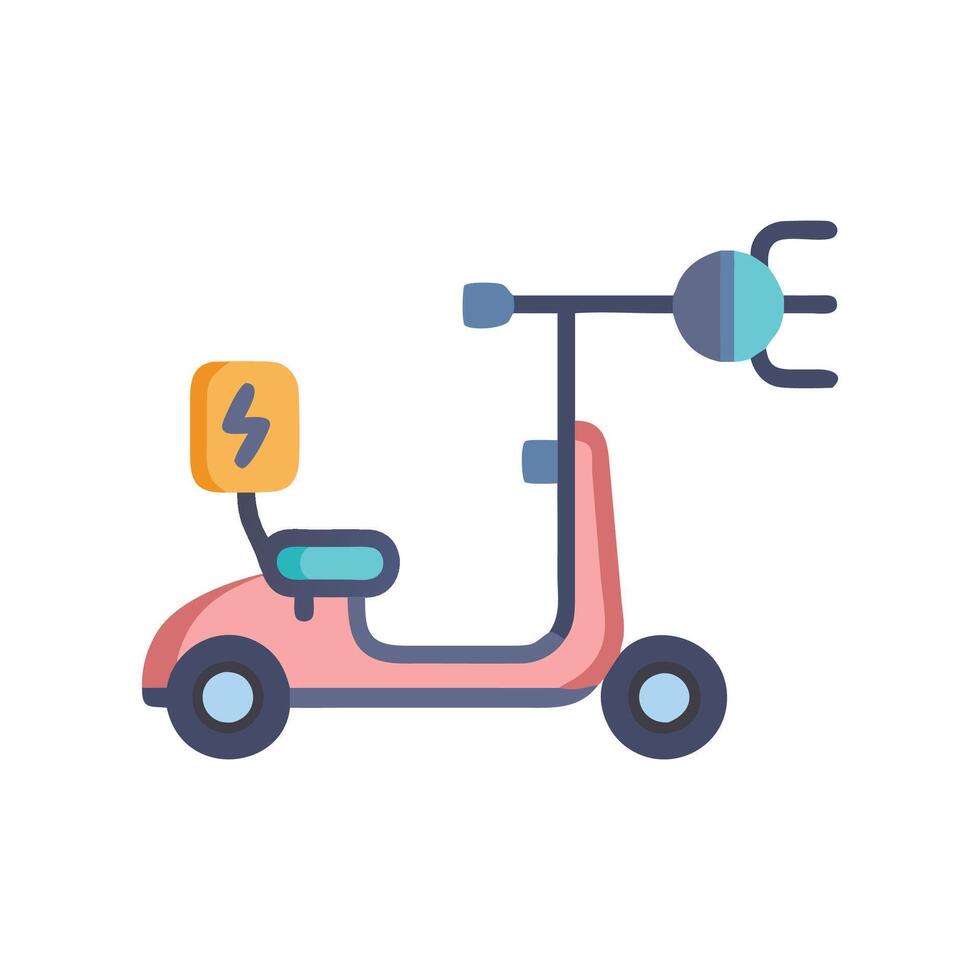 Efficient Electric Scooter Charger Design vector