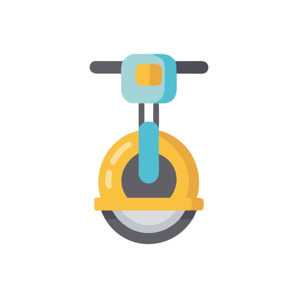Dynamic Electric Unicycle Illustration vector