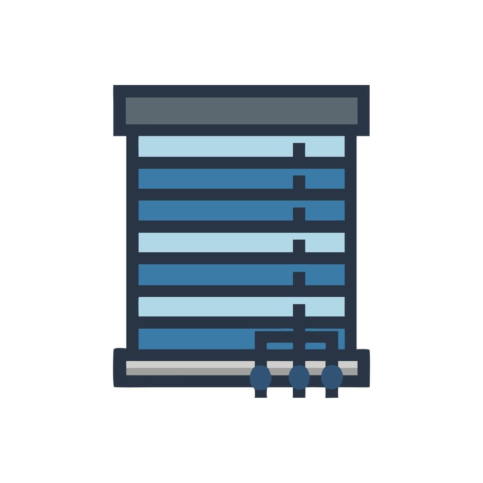 Creative Electric Window Shades Graphic vector