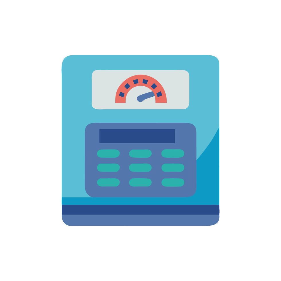 Precise Electronic Scale Design vector