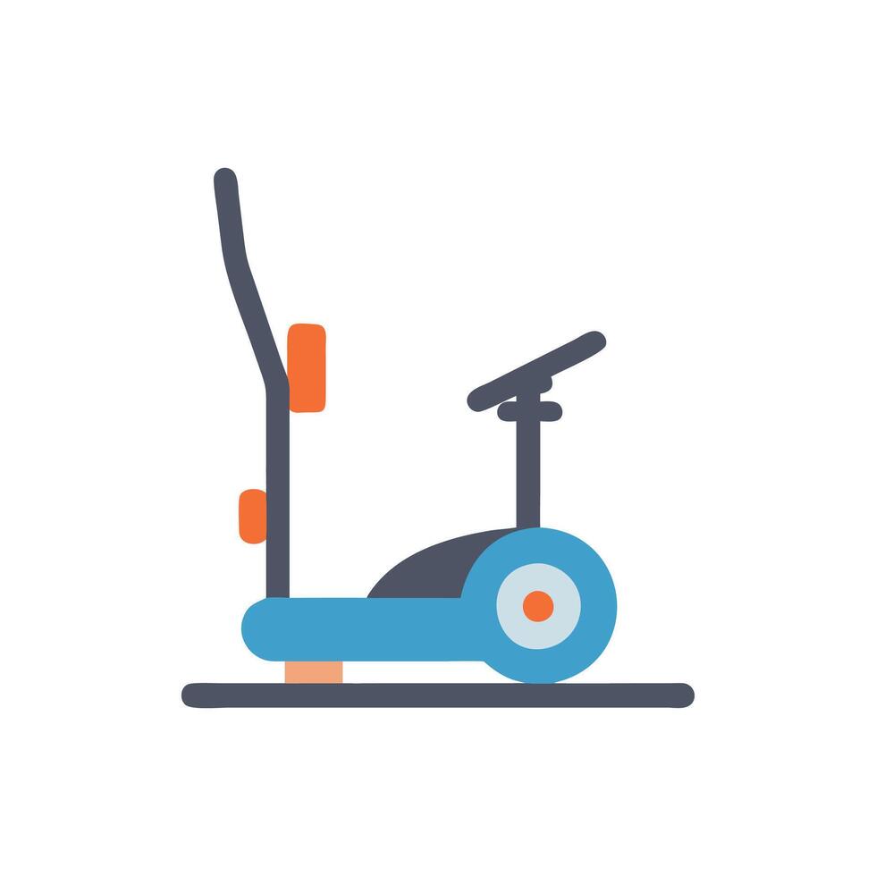 Modern Elliptical Trainer Design vector