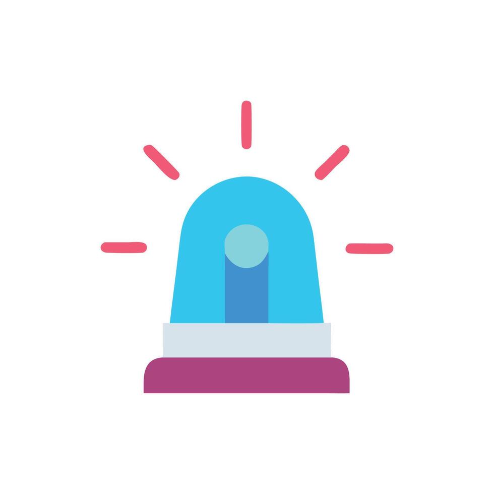 Dynamic Emergency Beacon Illustration vector