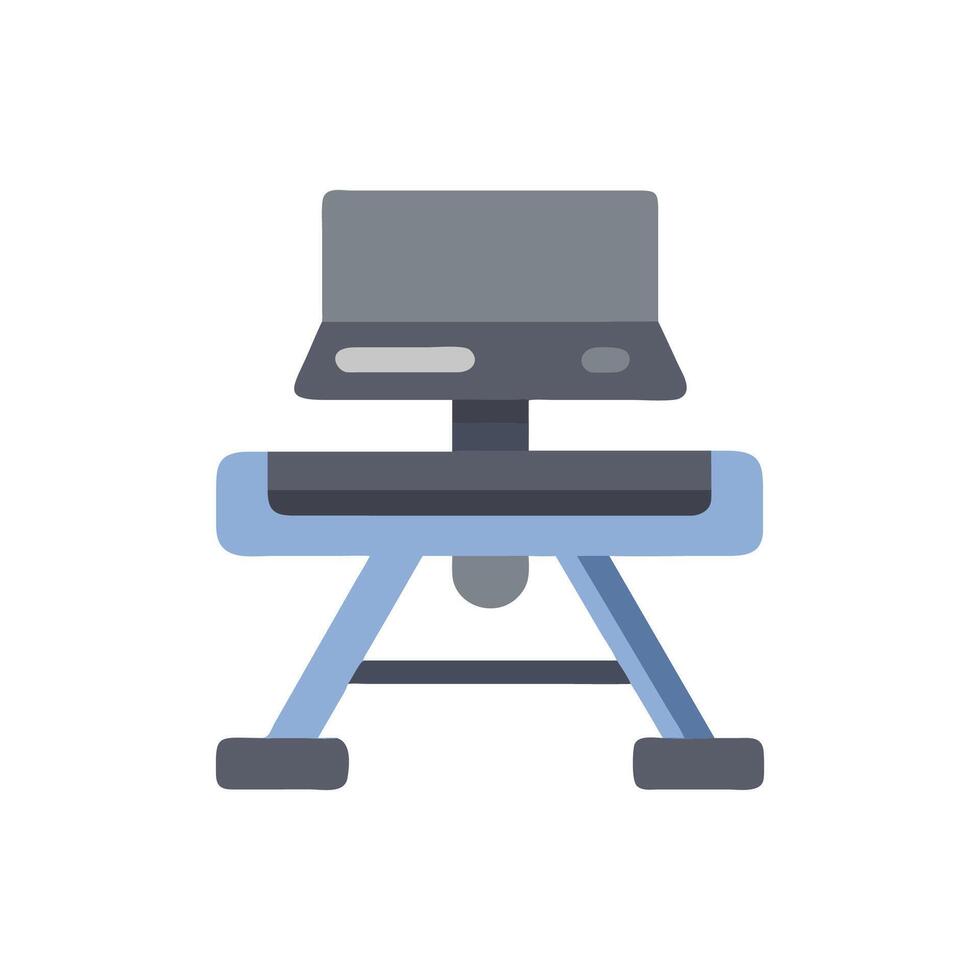Dynamic Ergonomic Laptop Stand Illustration vector