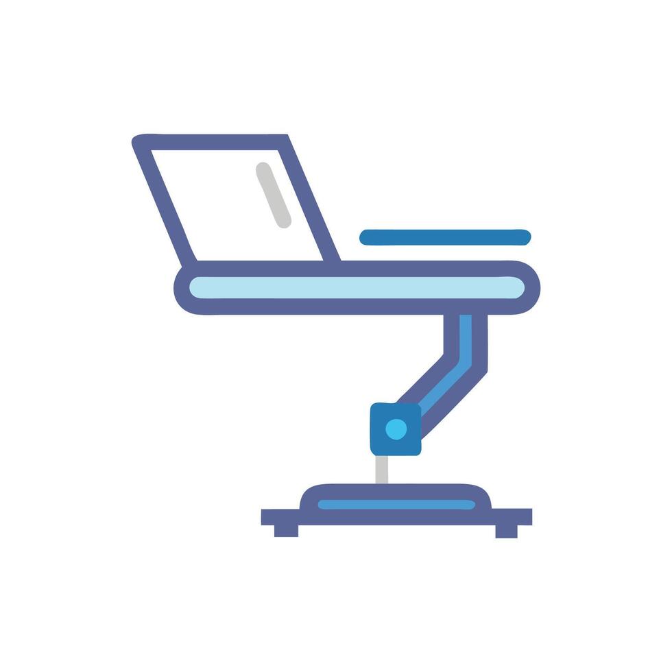 Innovative Ergonomic Laptop Stand Concept vector