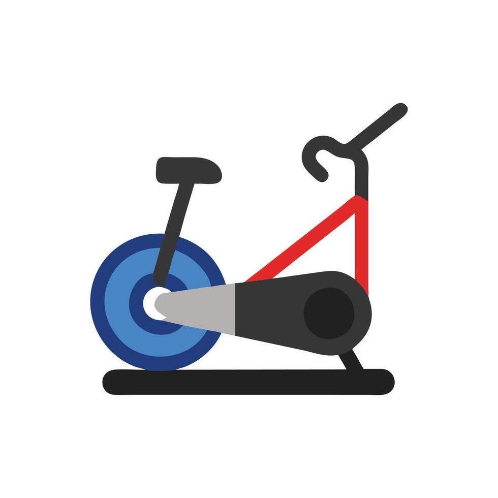 Exercise Bike Icon for Fitness. vector