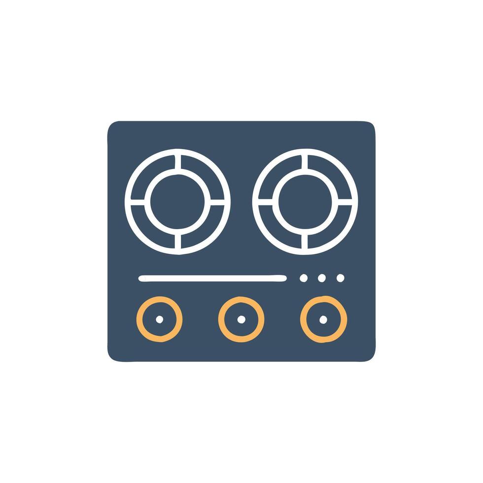 Innovative Induction Cooktop Concept vector