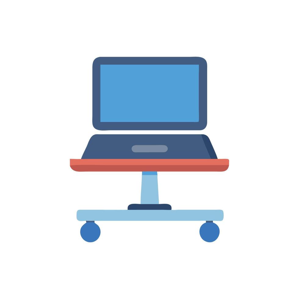 Ergonomic Laptop Stand Design vector