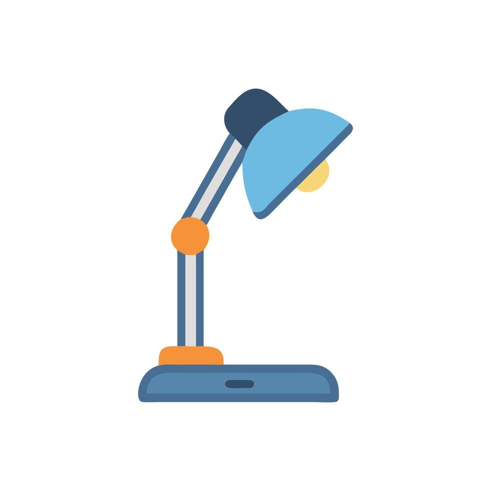 Innovative LED Desk Lamp Concept vector