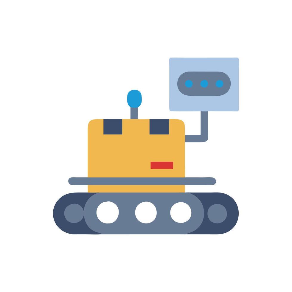 Creative Logistics Robot Graphic vector