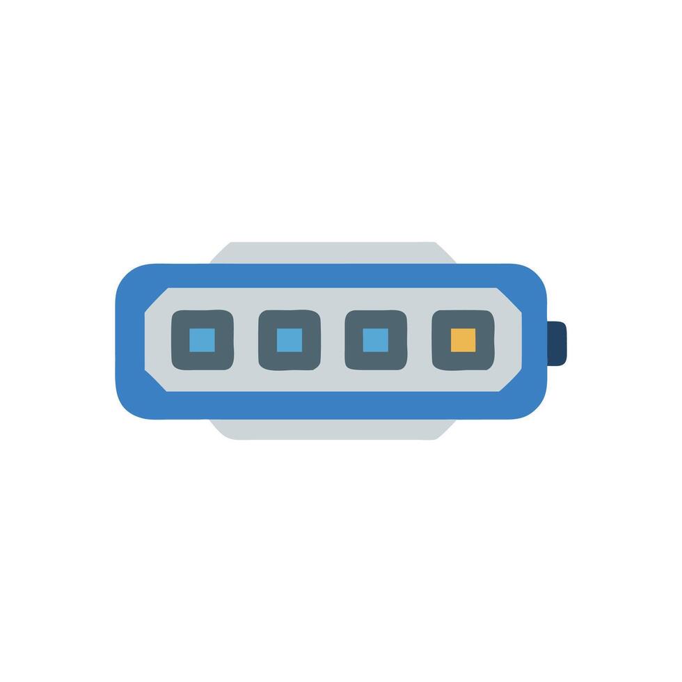 Creative Multiport Adapter Graphic vector