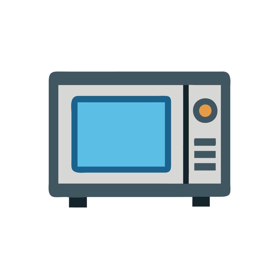 Innovative Microwave Oven Concept vector
