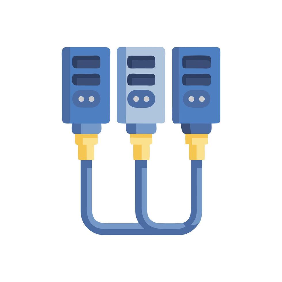 Functional Multiport Adapter Design vector