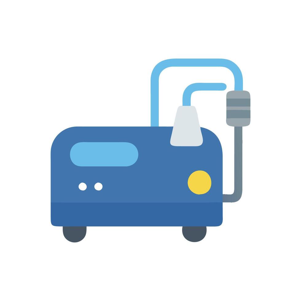 Dynamic Nebulizer Machine Illustration vector