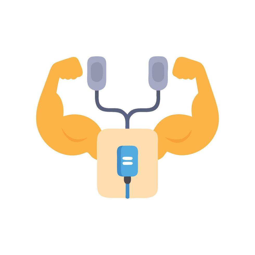 Dynamic Muscle Stimulator Illustration vector