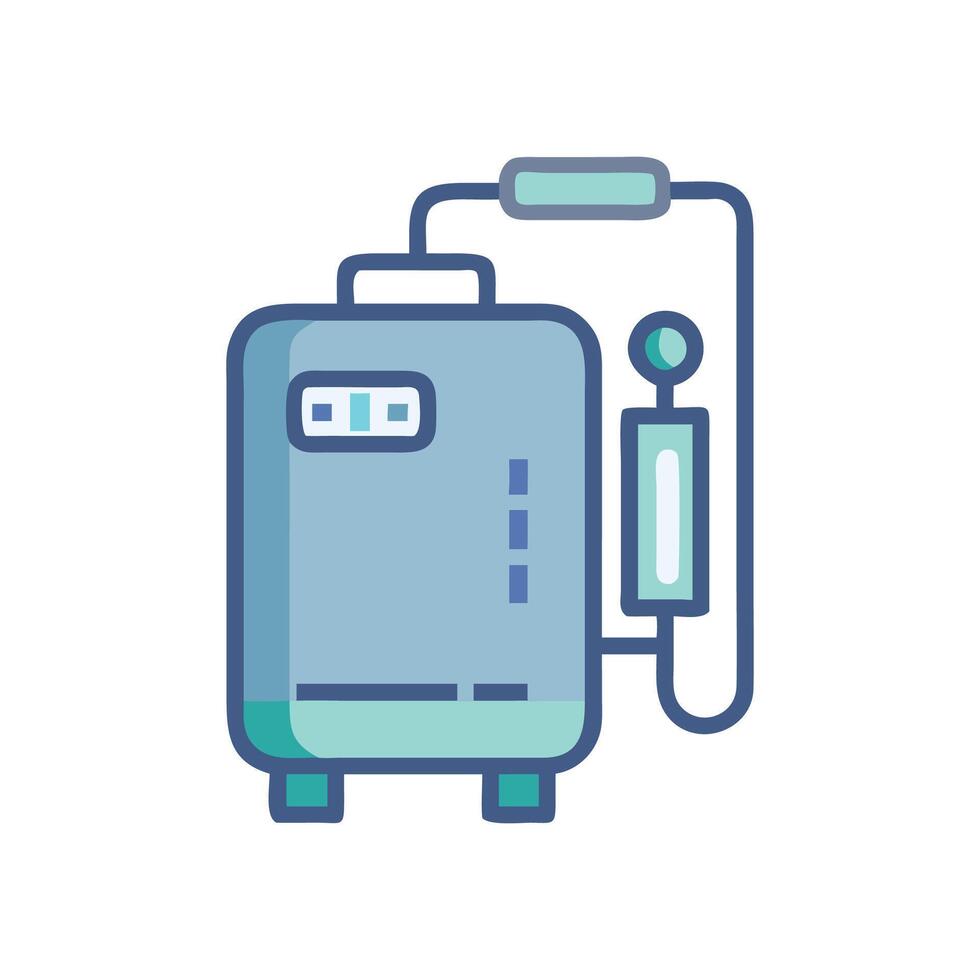 Advanced Oxygen Concentrator Design vector