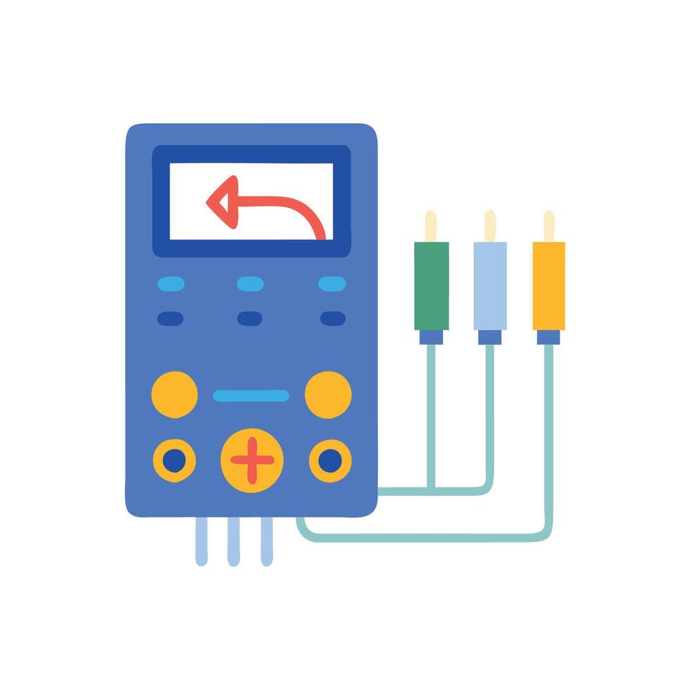 Creative PCB Tester Graphic vector