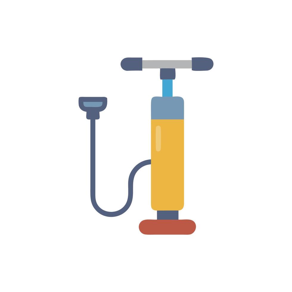 Compact Portable Air Pump Design vector