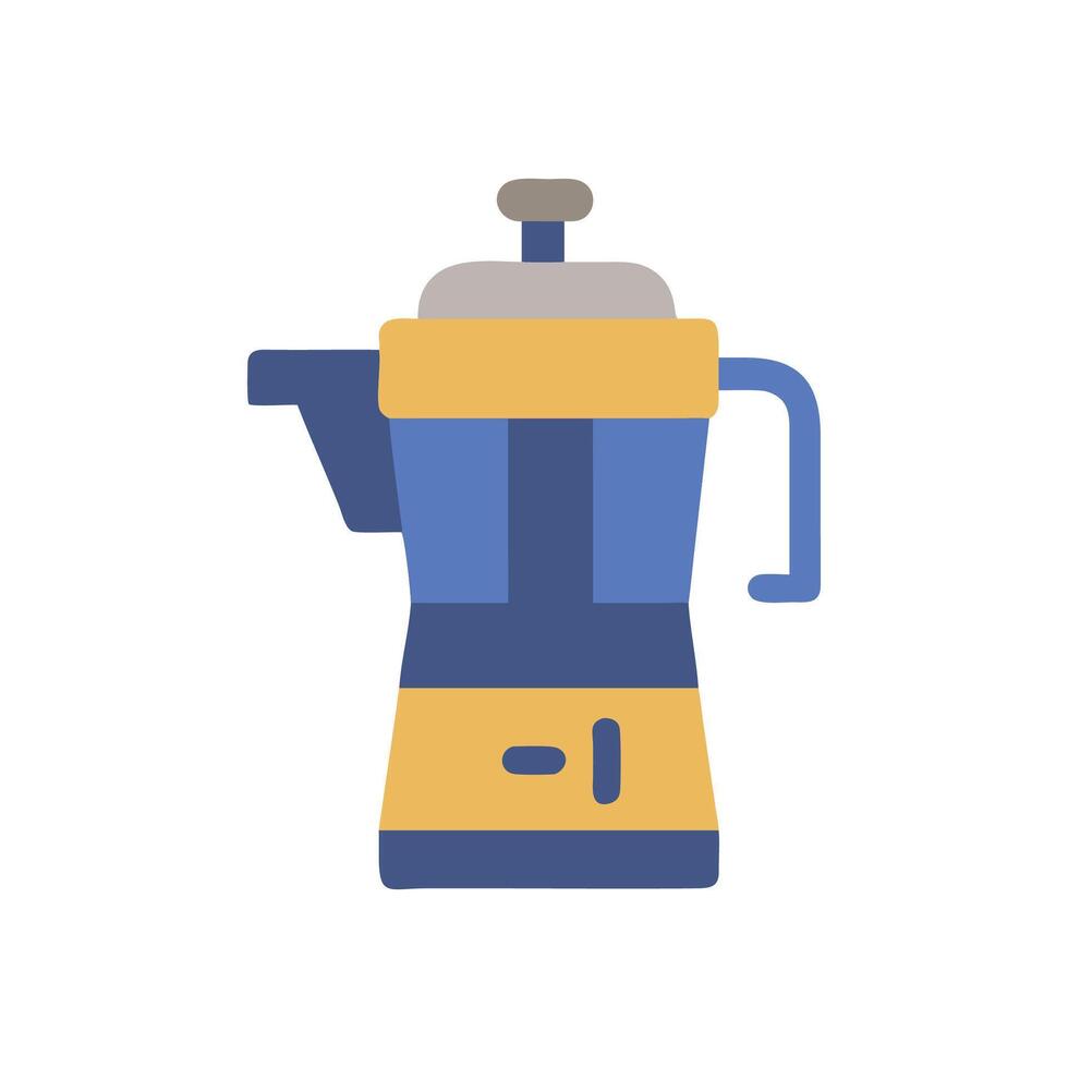 Dynamic Portable Espresso Maker Illustration vector