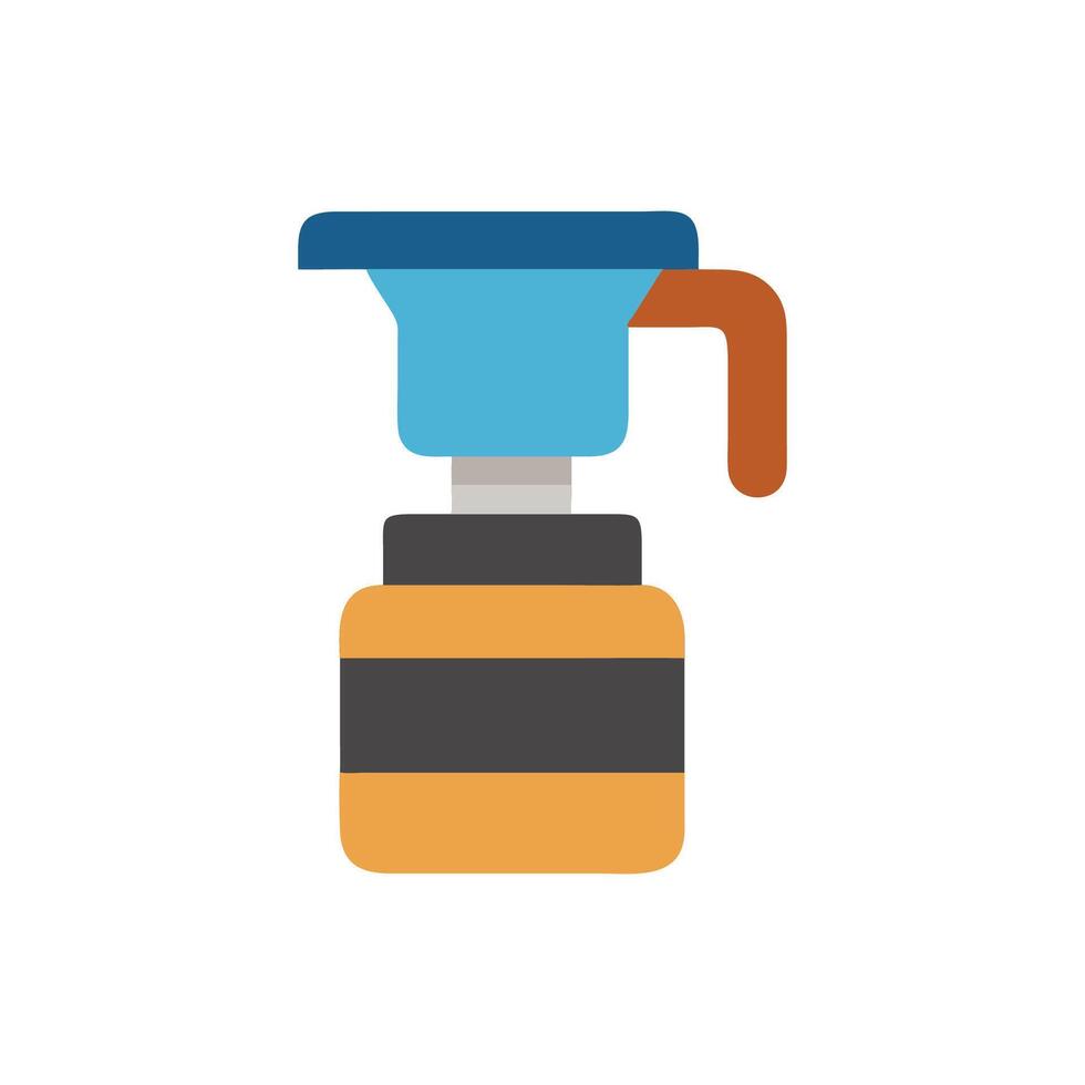 Innovative Portable Espresso Maker Concept vector