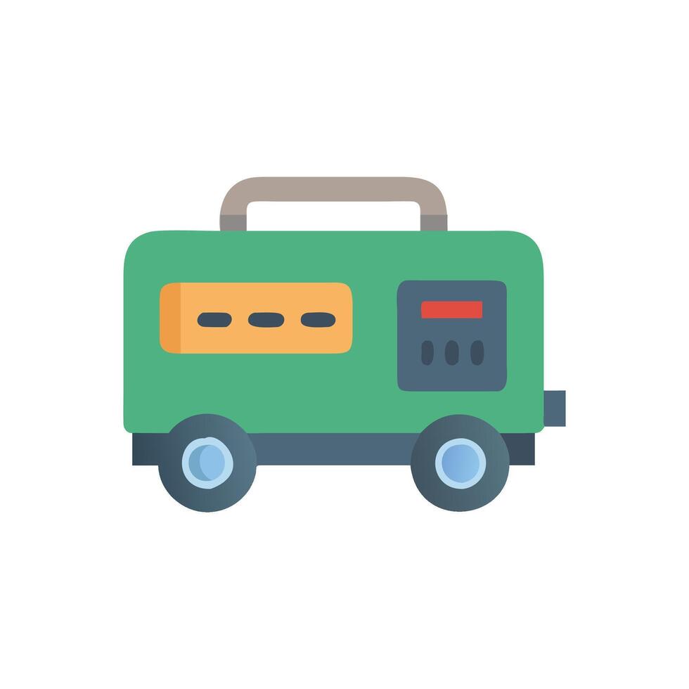 Innovative Portable Generator Concept vector