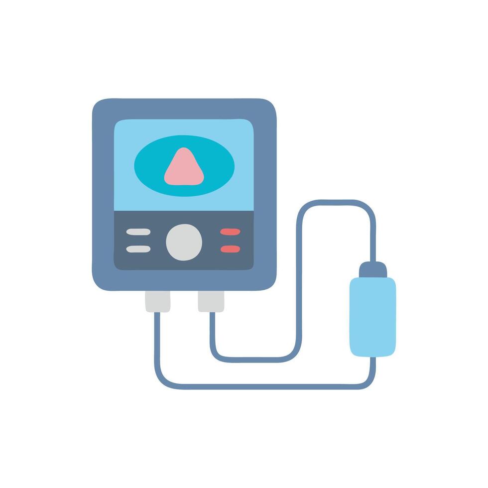 Innovative Portable Ultrasound Concept vector