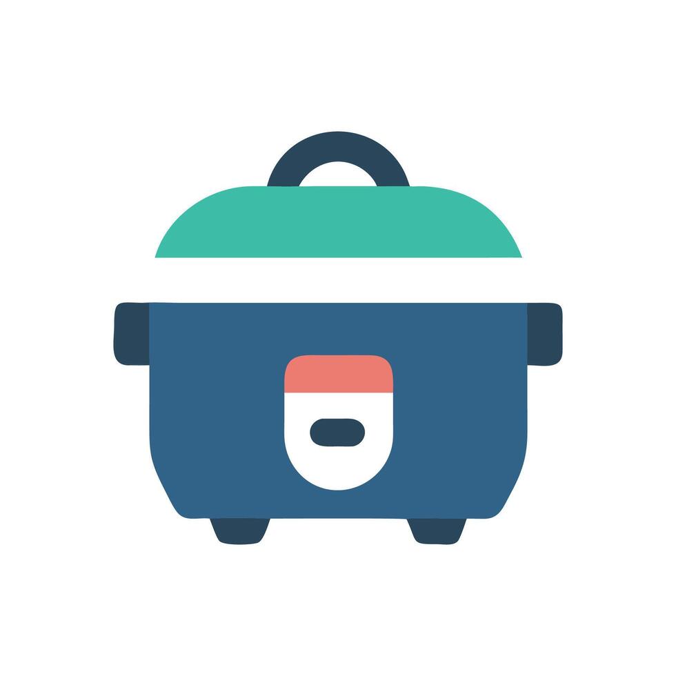 Creative Rice Cooker Graphic vector