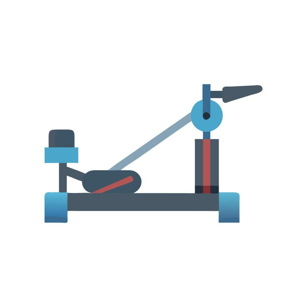 Creative Rowing Machine Illustration vector