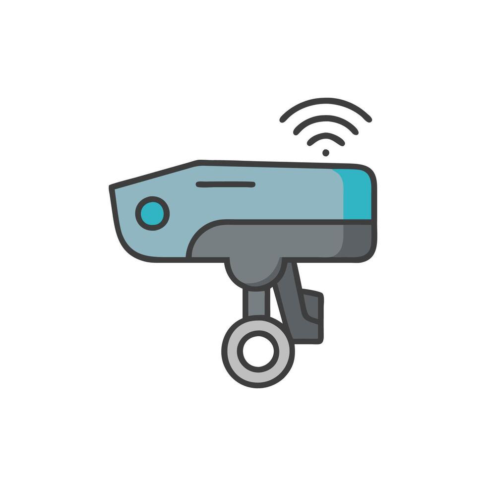 Creative Smart Bicycle Light Graphic vector