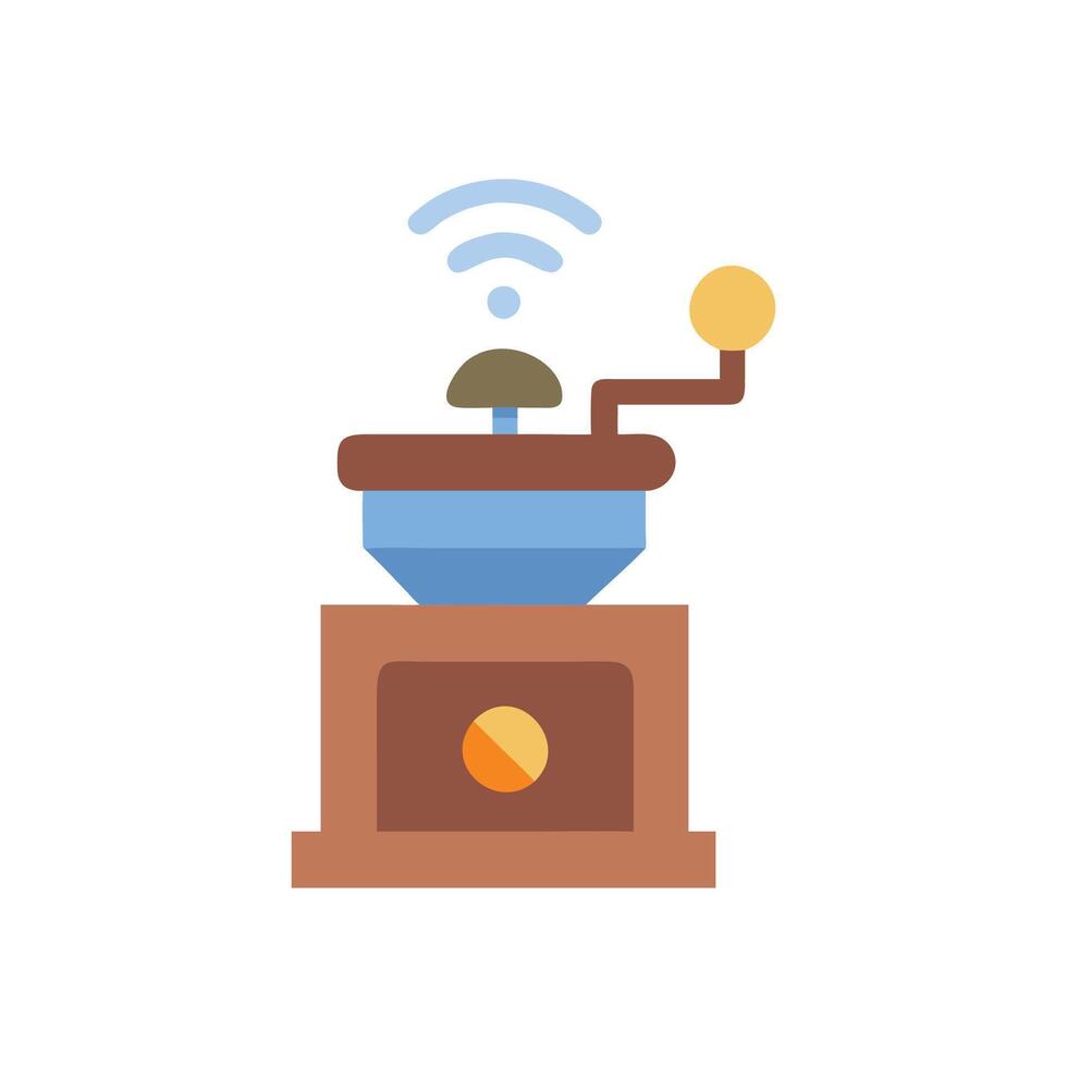 Advanced Smart Coffee Grinder Design vector