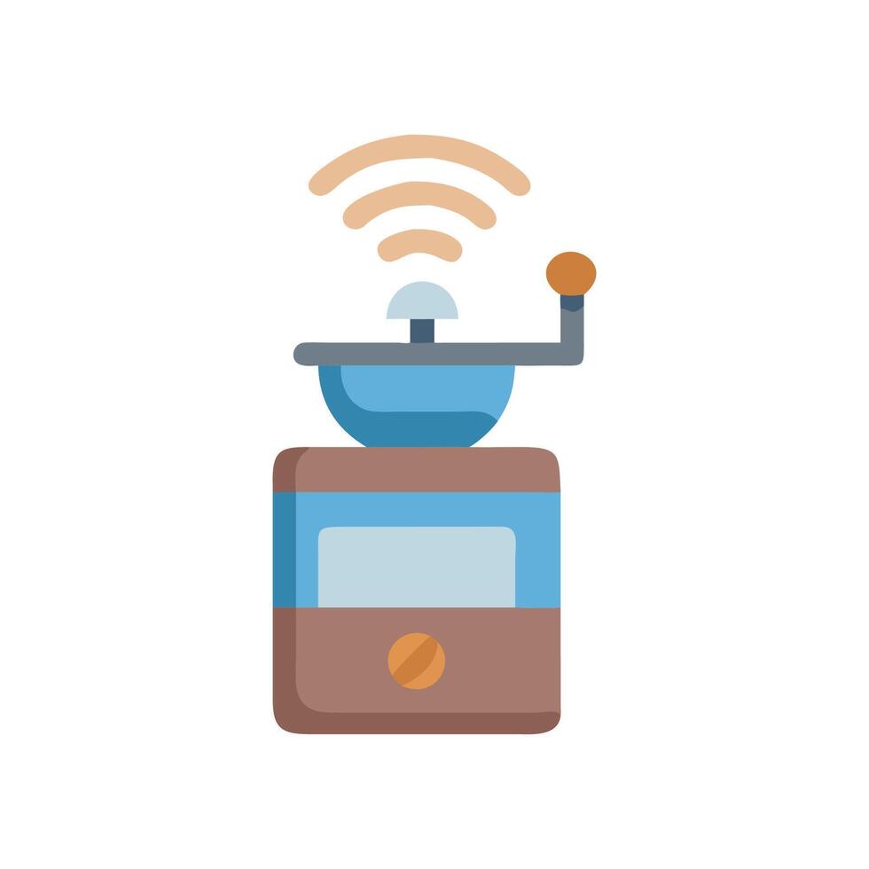 Innovative Smart Coffee Grinder Concept vector