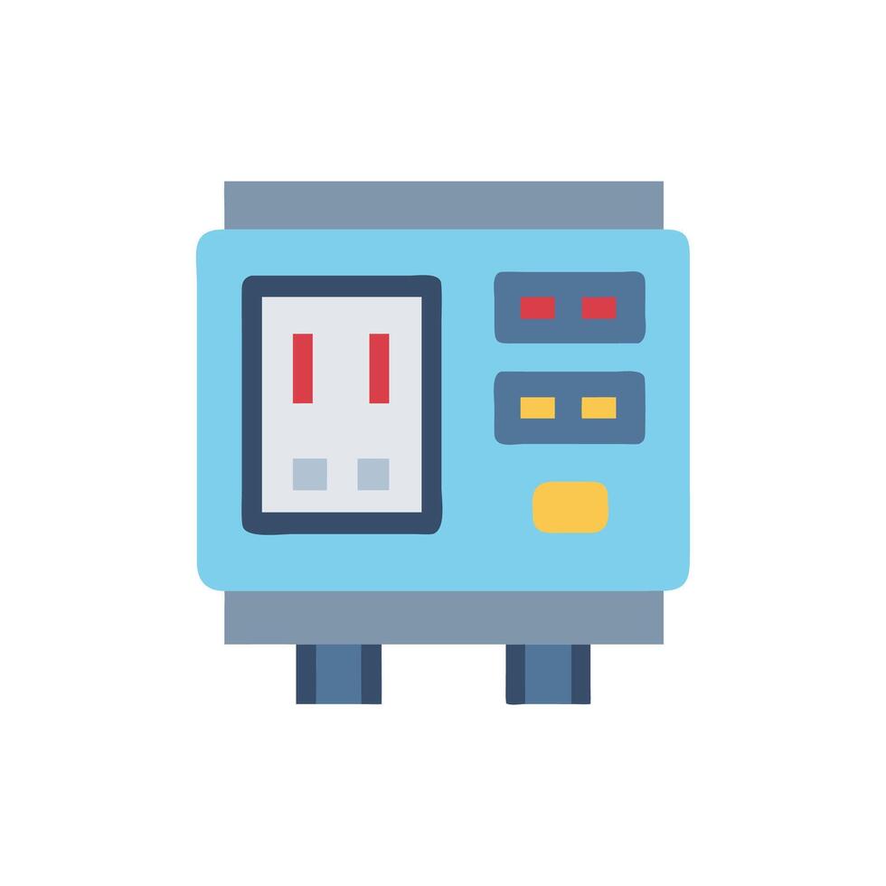 Efficient Smart Fuse Box Design vector