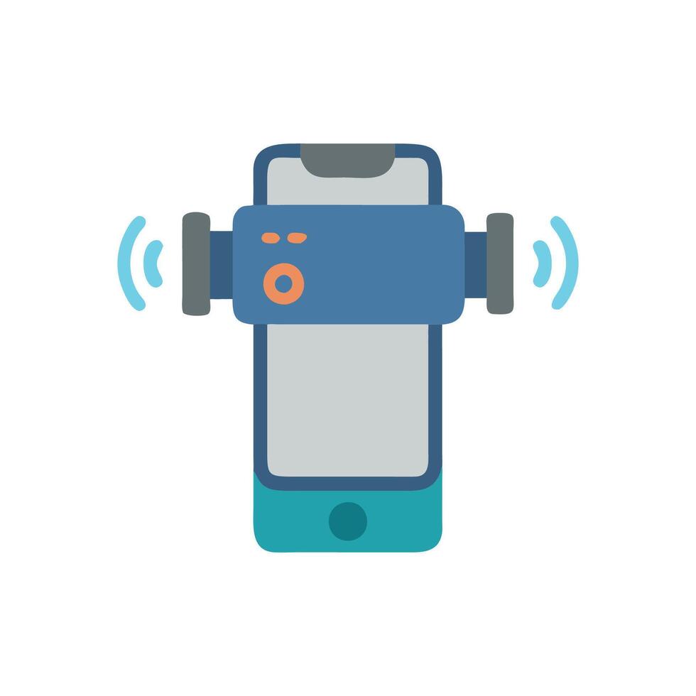 Advanced Smartphone Gimbal for Steady Videos vector