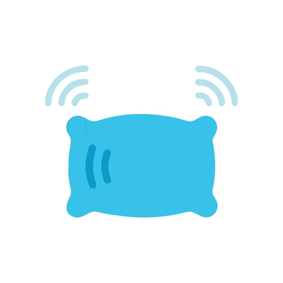 Functional Smart Pillow Design vector