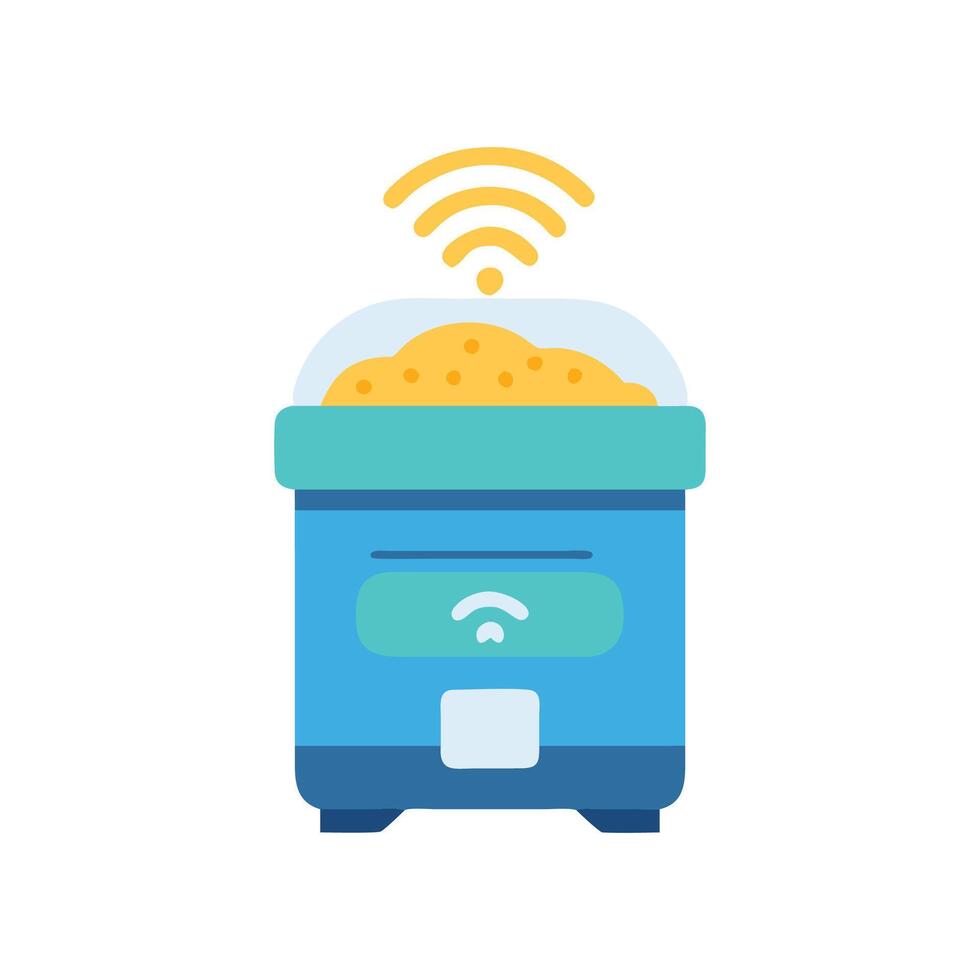Efficient Smart Rice Dispenser Design vector