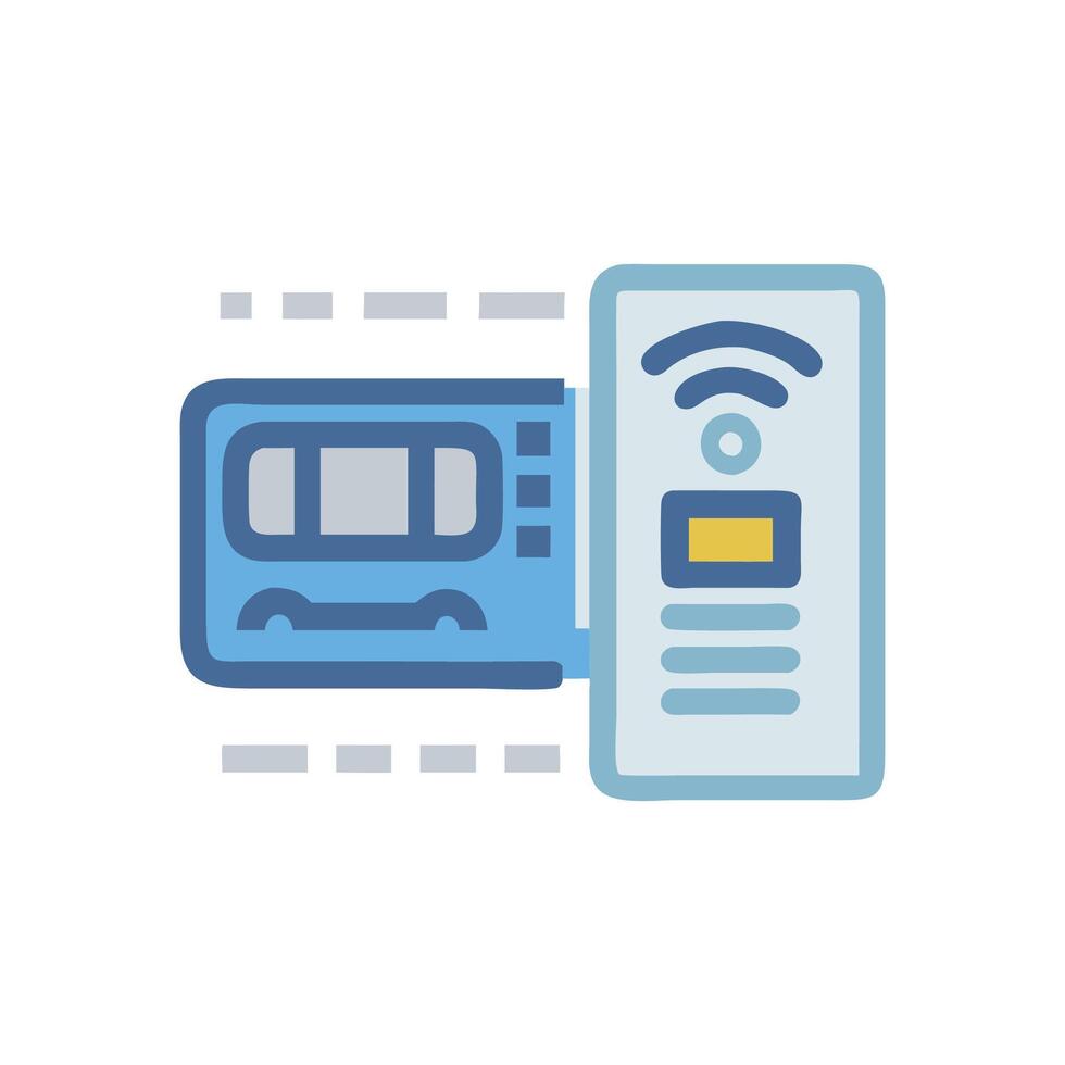 Efficient Smart Ticket for Seamless Subway Access vector