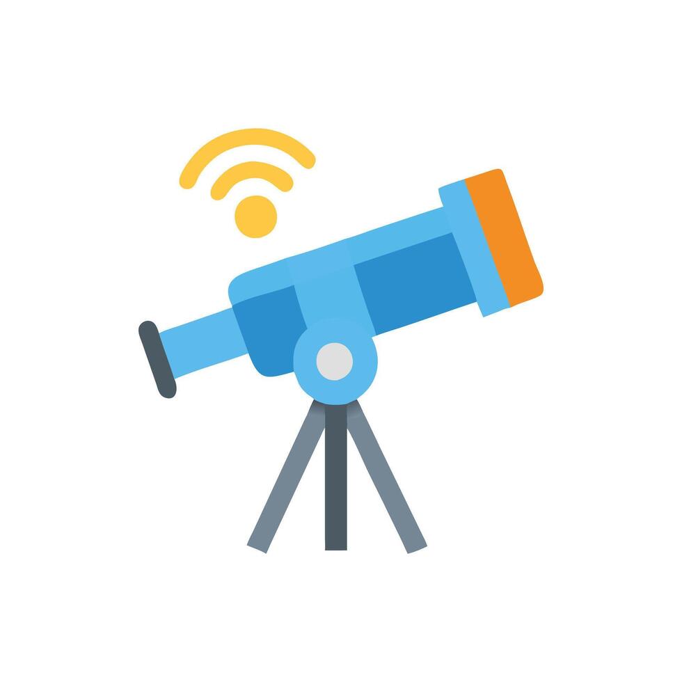 UserFriendly Smart Telescope for Easy Viewing vector