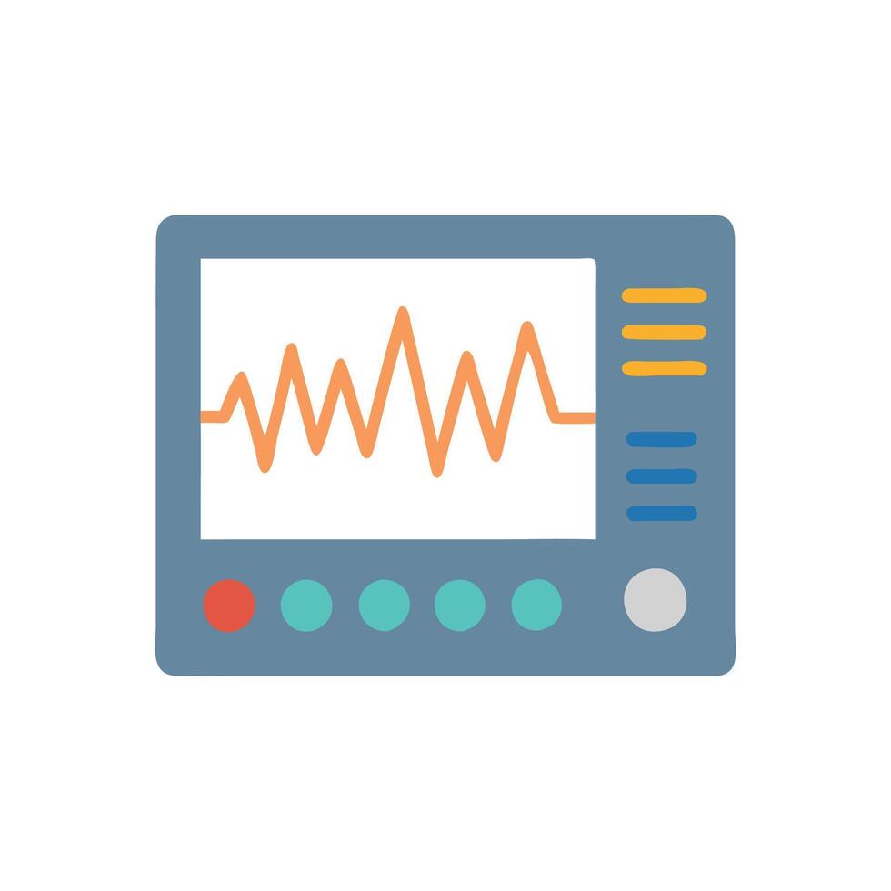 Creative Spectrum Analyzer Graphic vector