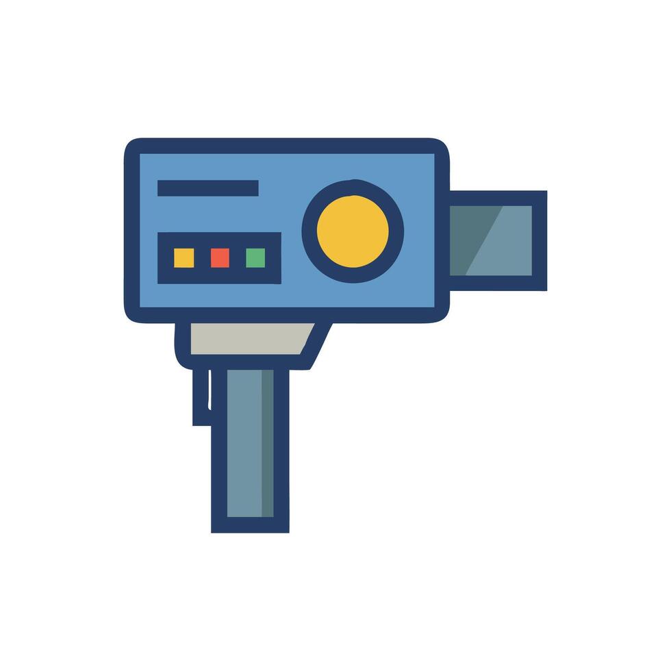 Dynamic Traffic Camera Illustration vector