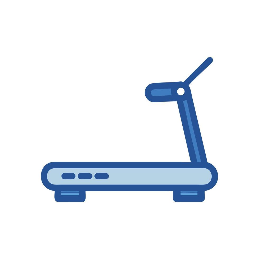 Stylish Treadmill Icon for Health vector