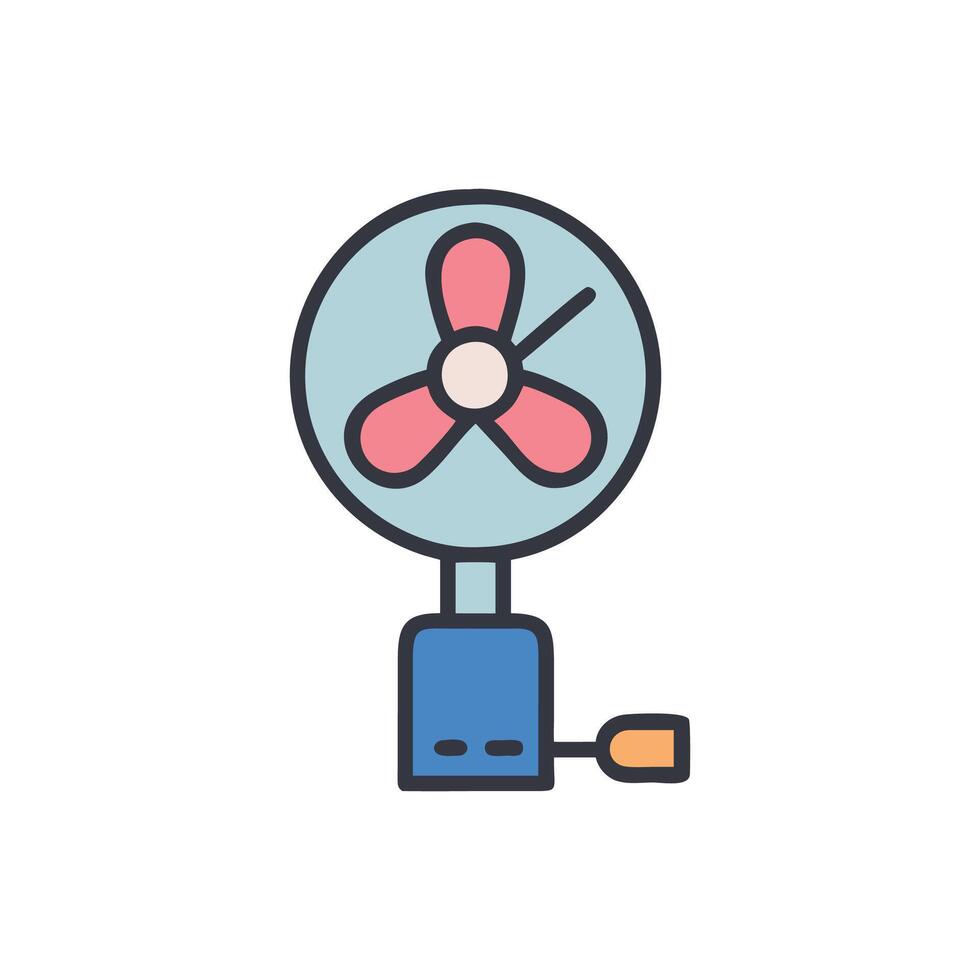 Creative USB Fan Graphic vector
