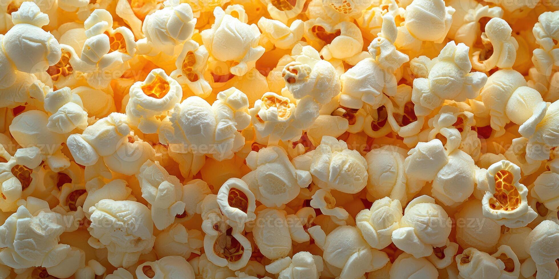 Delicious popcorn scattered on a surface ready for enjoyment at a movie night gathering with friends or family photo