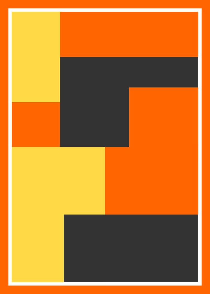 Geometric design posters, wall art, template, layout with primitive shapes elements. Bauhaus retro pattern background, abstract circle, triangle and square Design vector
