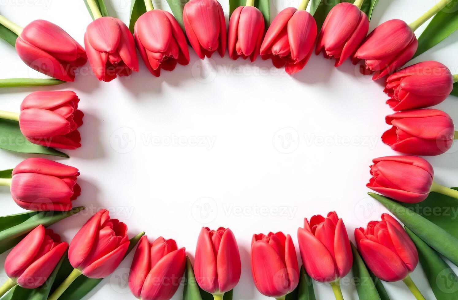 Postcard lovely copyspace for text pink background with flowers March 8 photo