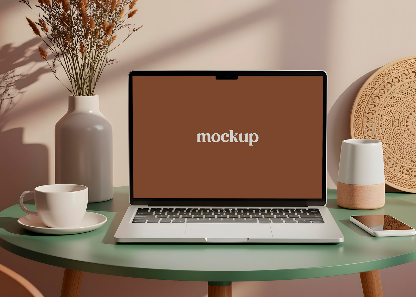 Modern Laptop Mockup psd