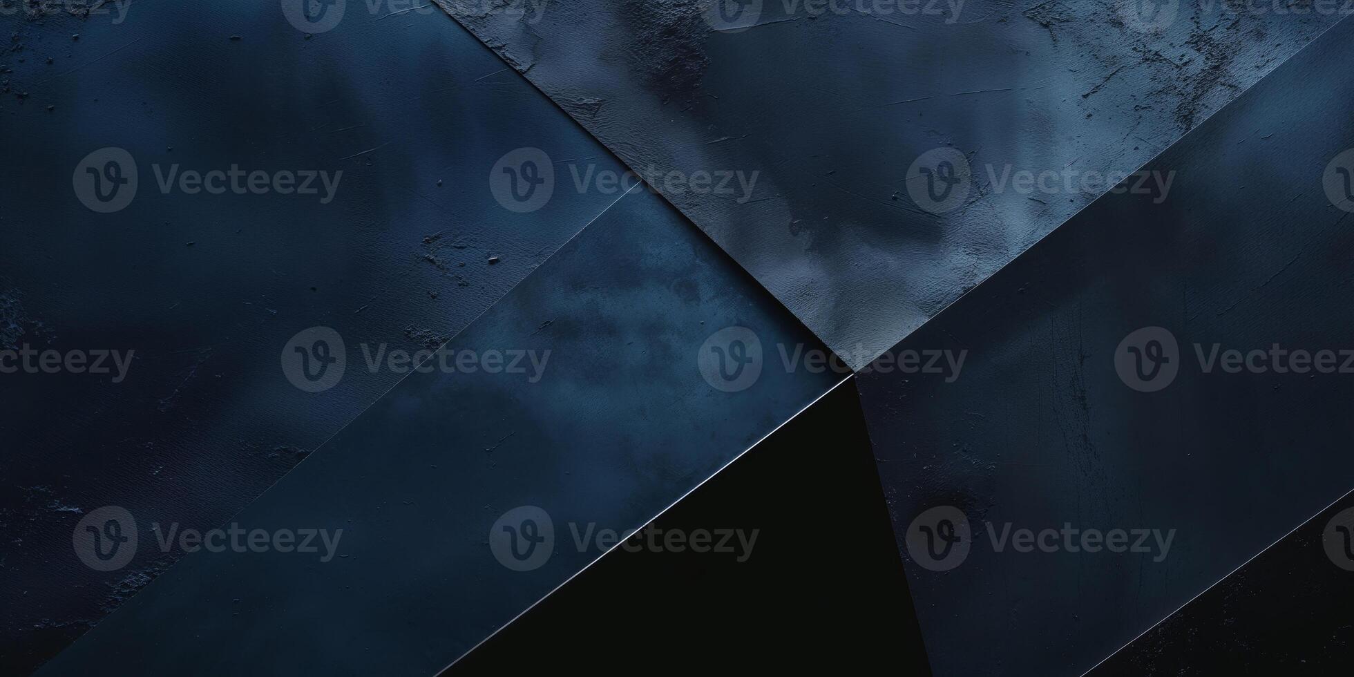 Abstract background with geometric shapes in blue and black colors creating a modern and textured design. photo