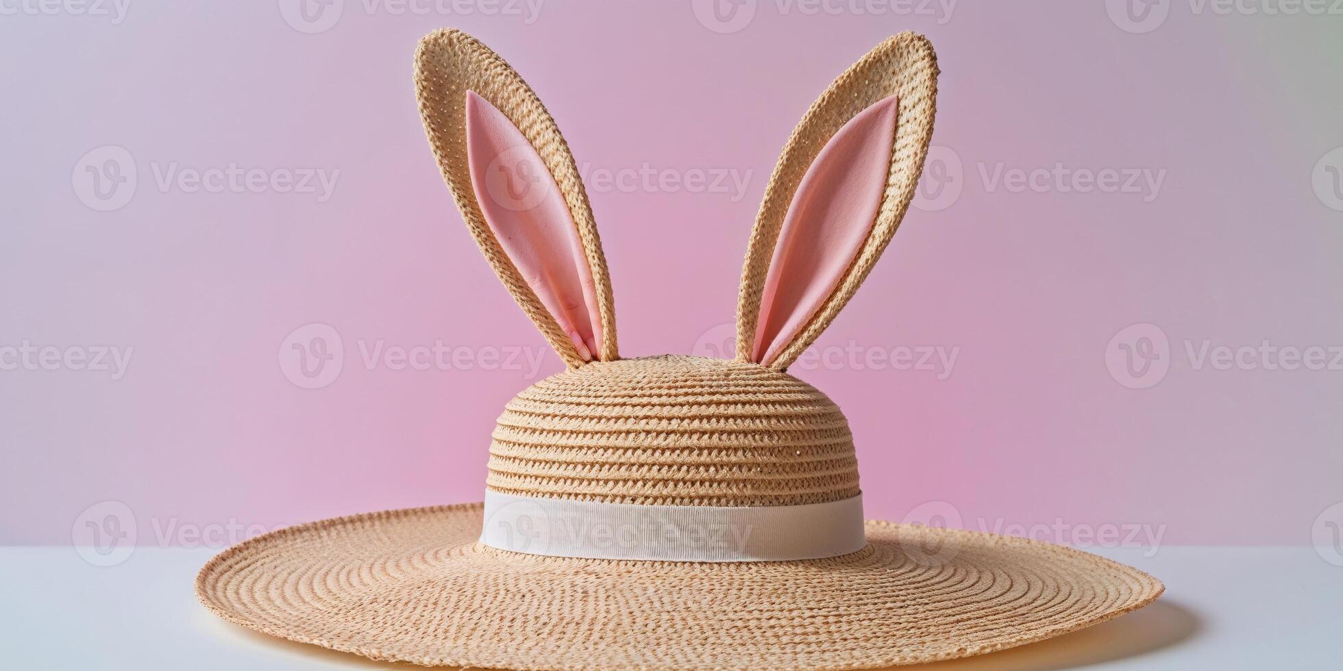 A hat with ears and a bunny ears photo