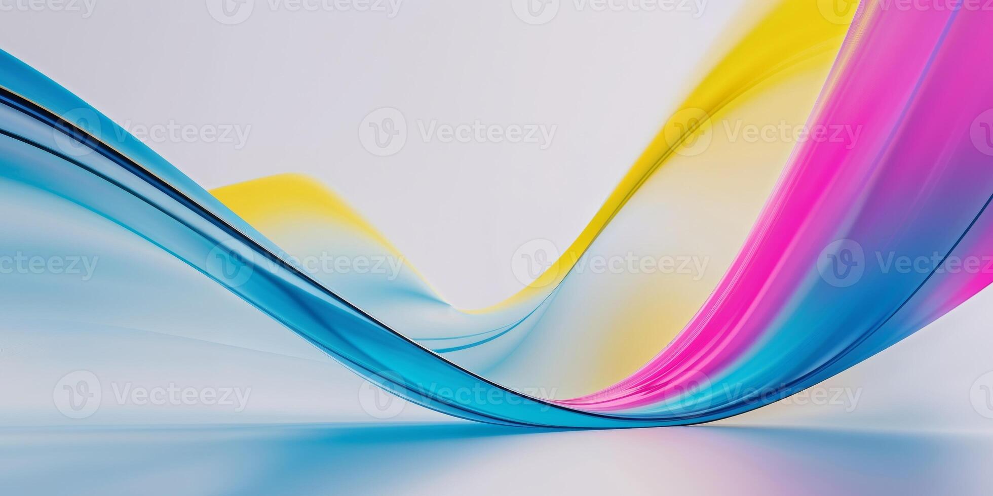 Colorful abstract background with a wave photo