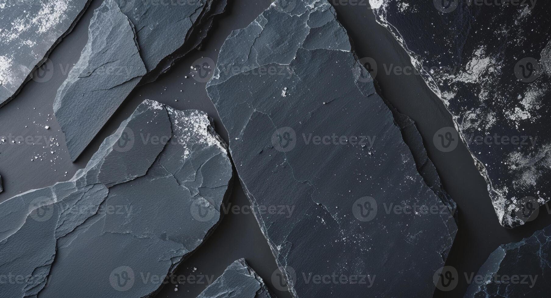 Dark slate rock texture background for design projects. photo