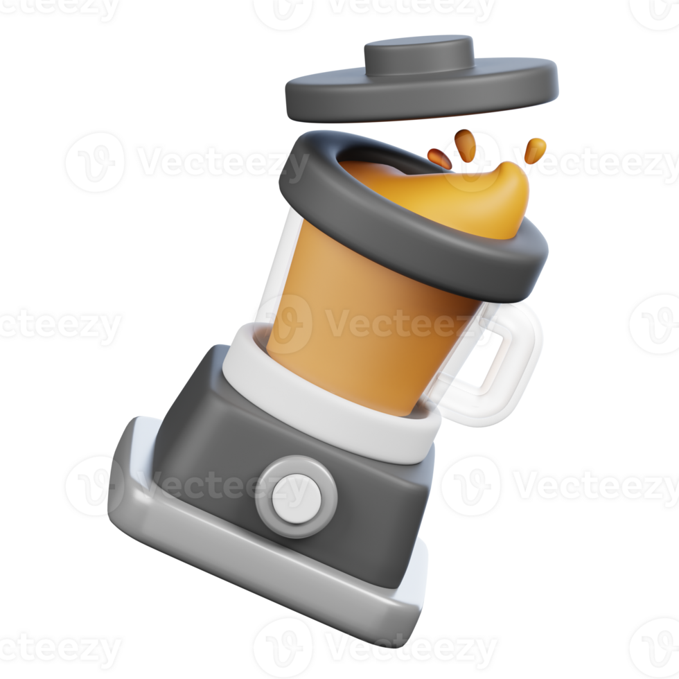 Blender Kitchenware and Cooking icon on transparent background 3d Render png