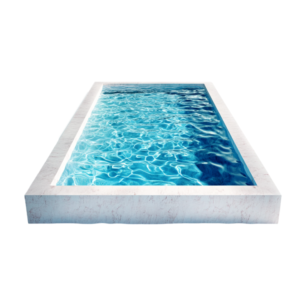 a swimming pool on a transparent background png